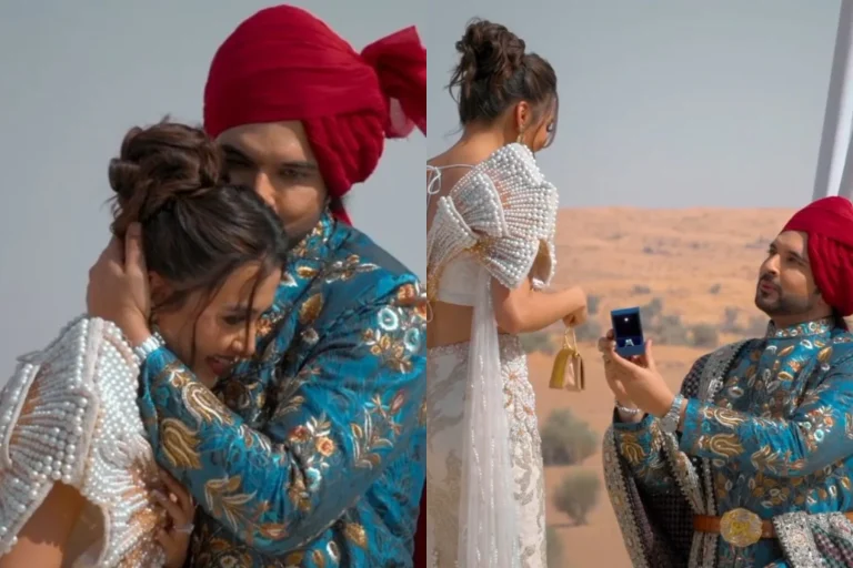 Karan Kundrra Proposes To Tejasswi Prakash On Desi Bling Premiere