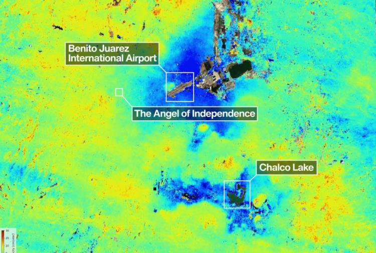 Mexico City Sinking Nearly 10 Inches a Year, NASA Satellite Data Reveals Alarming Trend