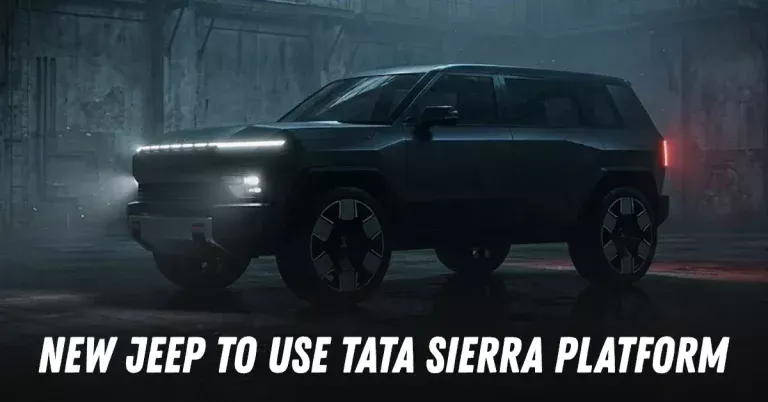 New Jeep SUV To Be Built On Tata Sierra Platform, Global Debut Expected In 2028