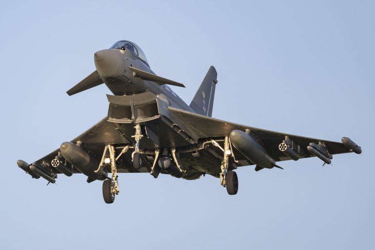 RAF Eurofighter Typhoons Deploy Low-Cost APKWS Rockets Against Drones in Middle East