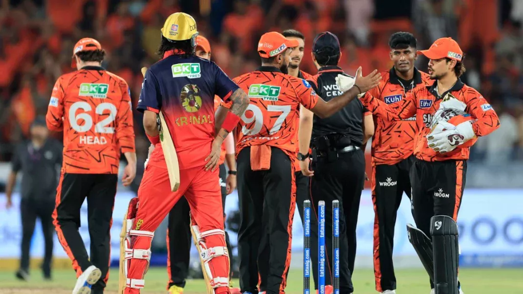 SRH vs. RCB: Sunrisers Hyderabad Win Match But Royal Challengers Bengaluru Take Top Spot