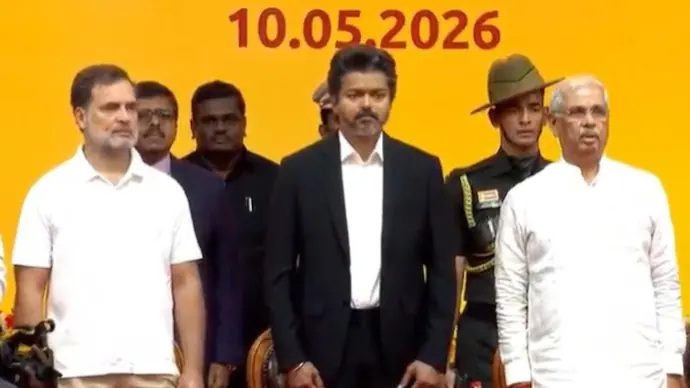 Vijay's Oath Ceremony: Vande Matram Sung Followed By National Anthem