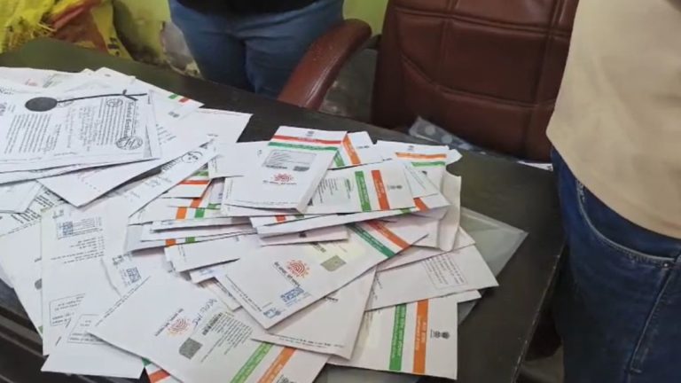 Over 50 Aadhaar Cards Recovered From TMC Leader’s Office In Bengal