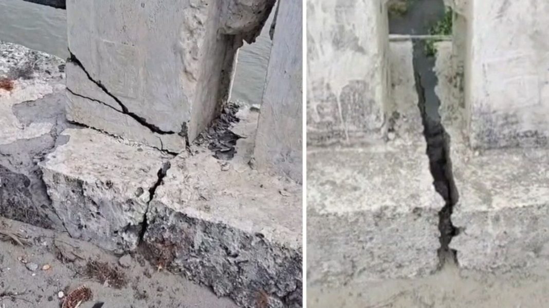 Traffic Restricted After Bihar Bridge Pillar Subsides In Araria