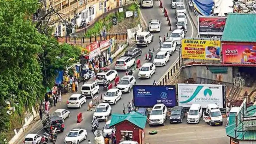 Tourist Rush Chokes Shimla Roads, 70,000 Vehicles Enter In 3 Days