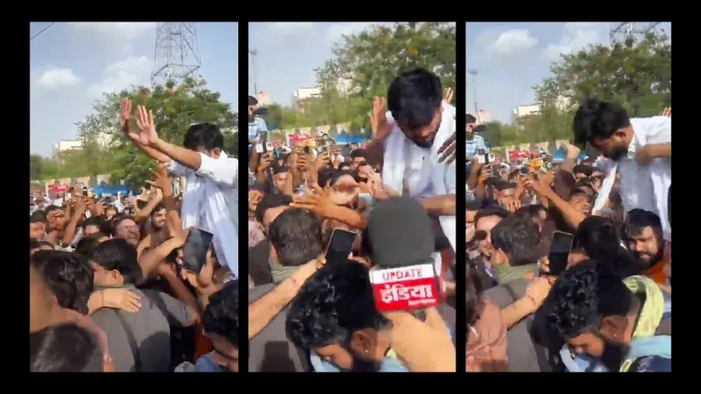 Cockroach Janta Party Founder Abhijeet Dipke Slapped During Jaipur Protest, Six Detained