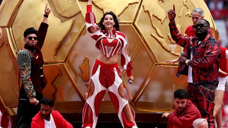 Designer Reveals How Nora Fatehi’s FIFA World Cup Outfit Was Created Using 5 T-Shirts, A Jacket And Pants