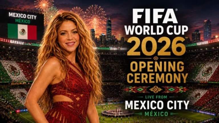 FIFA World Cup 2026 To Kick Off With Grand Opening Ceremony In Mexico City Featuring Shakira, Burna Boy And Global Stars