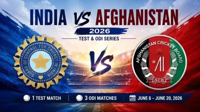 India Vs Afghanistan 2026: Schedule, Venues, Full Squads And Everything You Need To Know