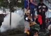 Loud ‘Explosion’ Sparks Brief Stampede as Knicks Fans Celebrate Historic Win Loud 'Explosion' Sparks Brief Stampede as Knicks Fans Celebrate Historic Win