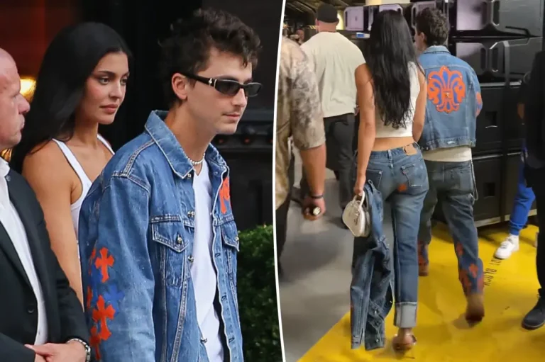 Kylie Jenner Twins With Boyfriend Timothée Chalamet At NBA Finals 2026