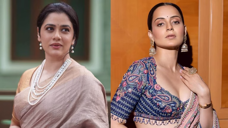 Kangana Ranaut Teases Girija Oak Over Her ‘National Crush’ Tag During Film Promotion