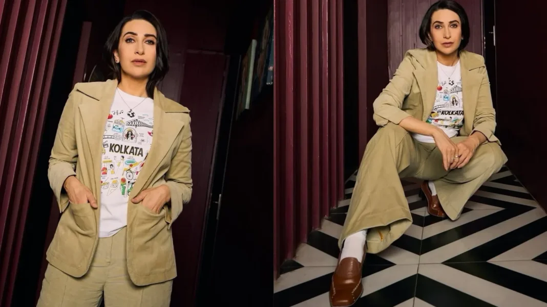 Karisma Kapoor’s Beige Pantsuit Proves Power Dressing Can Be Effortlessly Cool