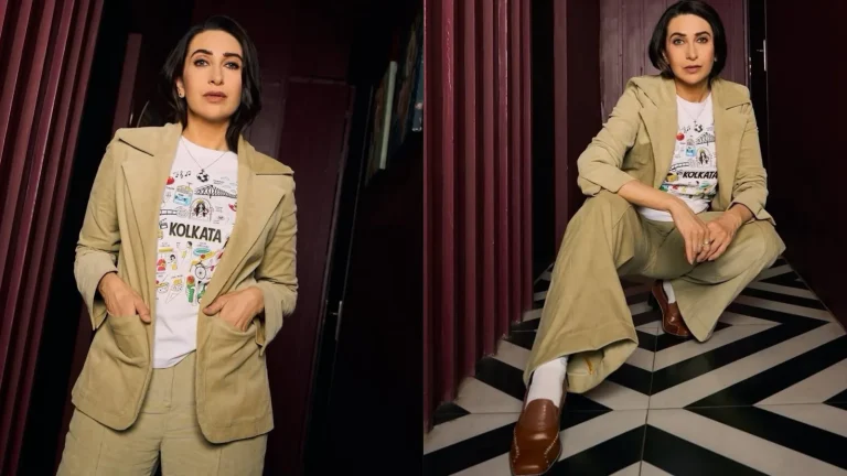 Karisma Kapoor’s Beige Pantsuit Proves Power Dressing Can Be Effortlessly Cool
