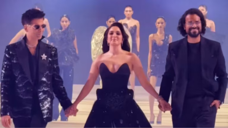 Kiara Advani And Karan Johar Turn Heads In Stunning Black Couture At Rahul Mishra Showcase