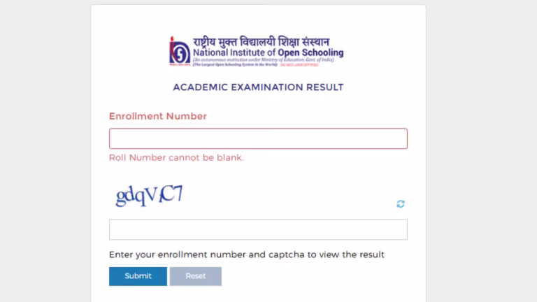 NIOS Class 12 Result 2026: Here’s Direct Link To Download Your Scorecard