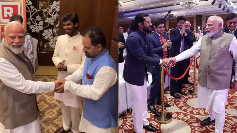 Narendra Modi Meets Ram Charan, Panchayat Actors After Padma Awards