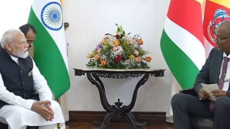 PM Modi Holds Key Bilateral Talks With Seychelles President