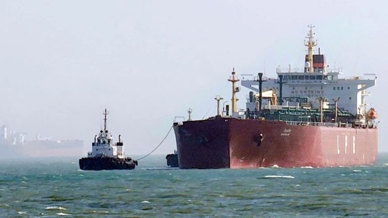 Oil Tanker Catches Fire In Gulf; Centre Monitoring Safety Of Indian Crew