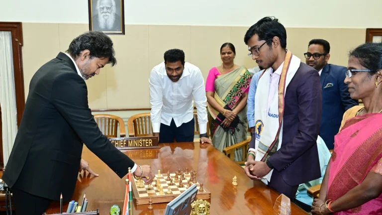 R Praggnanandhaa Checkmates CM Vijay, Awarded ₹50 Lakh For Norway Chess 2026 Win