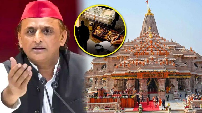Akhilesh, Yogi Clash Over Ram Temple Donation Row