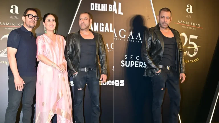 Salman Khan’s Bald Look At Aamir Khan Productions’ 25-Year Bash Breaks The Internet
