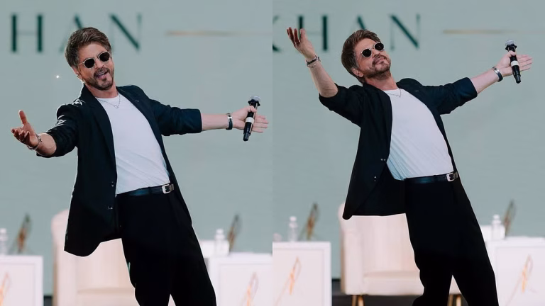 Shah Rukh Khan Grooves To Pathaan & DDLJ Songs, Strikes His Signature Pose