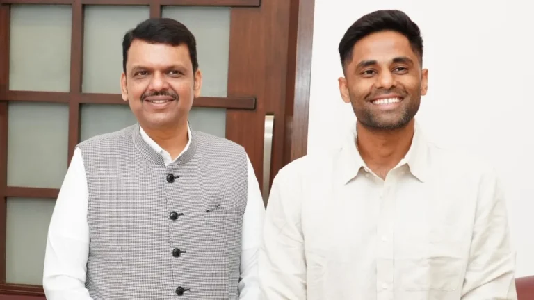 Suryakumar Yadav Meets CM Devendra Fadnavis Amid Uncertainty Over T20I Captaincy