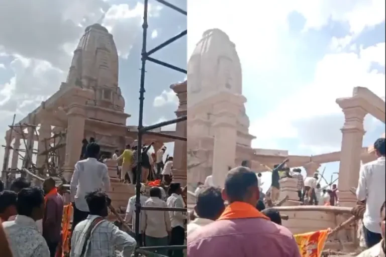 Temple Roof Collapse In Maharashtra's Parbhani Claims Five Lives, Dozens Trapped