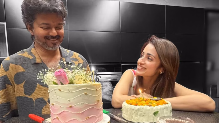 Trisha Krishnan, Vijay Dating Rumours Reignite After Producer Calls Them a ‘Pure Gold Couple’