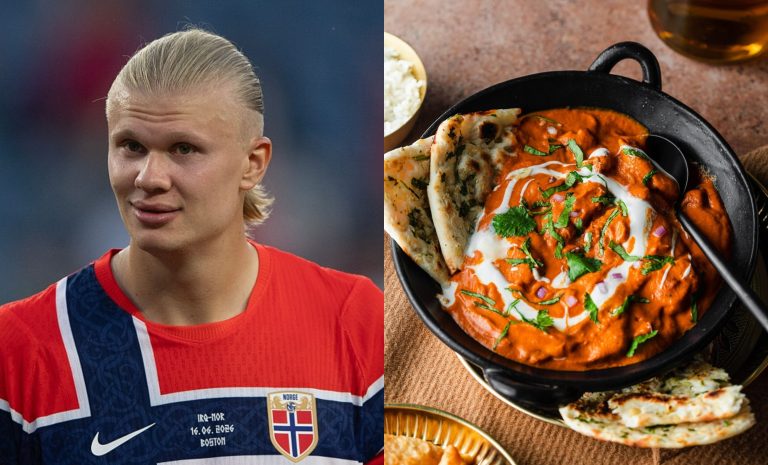 Erling Haaland's 6,000-Calorie Diet: Why The Manchester City Star Loves Butter Chicken And Garlic Naan