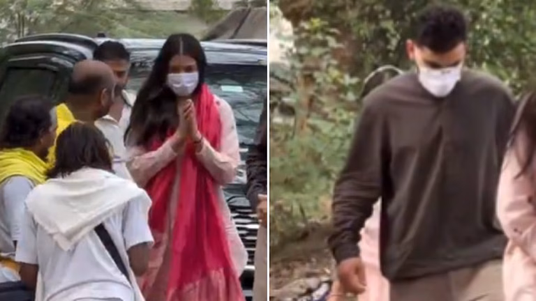 ViratKohli, AnushkaSharma, PremanandMaharaj, Vrindavan, RCB, IPL2026, Cricket, Bollywood, Spirituality, Ashram, Devotion, GujaratTitans, Ahmedabad, Viral, Celebrity
