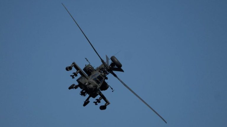 US Apache Helicopter Goes Down Near Strait Of Hormuz