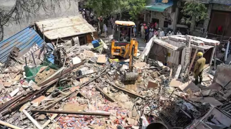 Delhi LPG Blast Triggers Factory Collapse