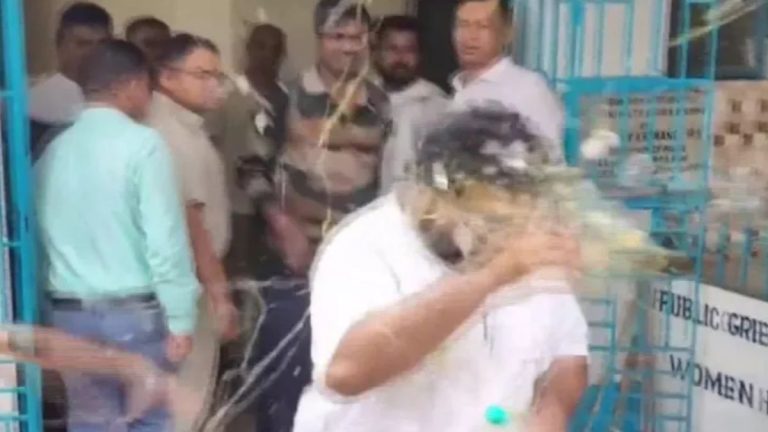TMC Leader Soumitra Banerjee Targeted In Raniganj Protest