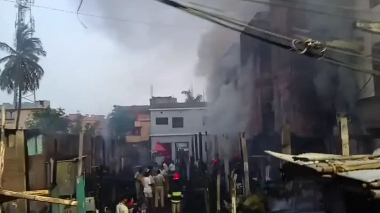 Cuttack Market Blaze Destroys Shops, Charred Cash Worth Lakhs
