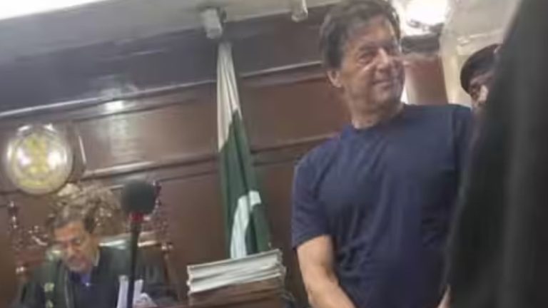 Fact Check: Is This Viral Photo Really Of Imran Khan During Court Hearing?