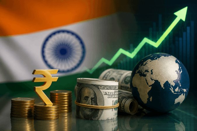RBI: India's Forex Reserves Rebound to $672.59 Billion as Gold Reserves Surge