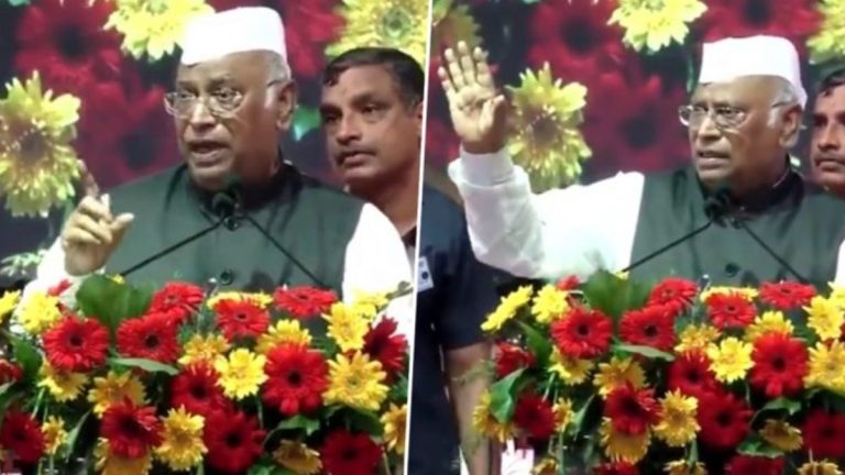 Mallikarjun Kharge Loses Cool As ‘DK-DK’ Slogans Disrupt Congress Event