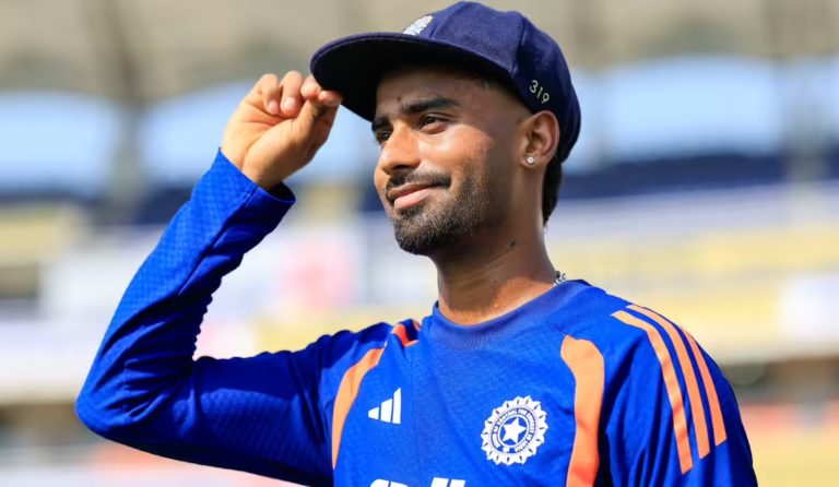 Manav Suthar Makes Test Debut for India Against Afghanistan, Becomes 319th Indian Test Cricketer