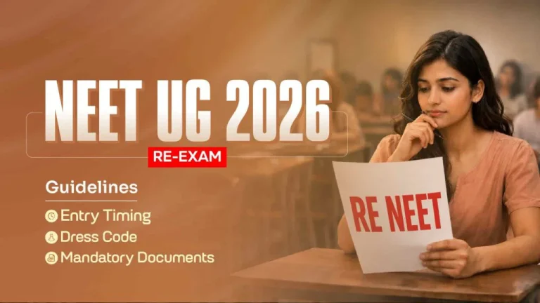 RE-NEET 2026 Reporting Time: Entry Schedule, Gate Closure