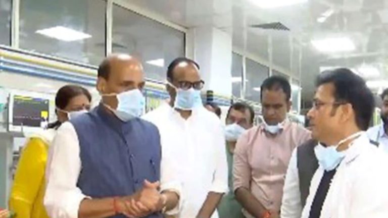 Rajnath Meets Injured, Seeks Accountability In Fire Case