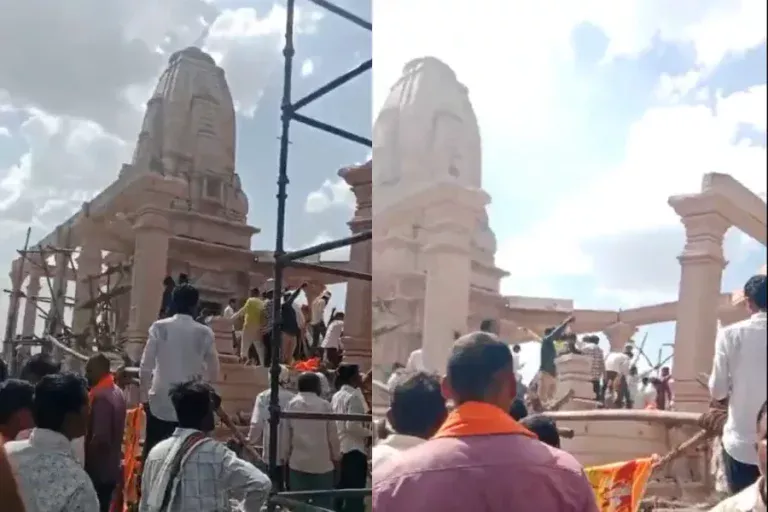 Temple Roof Collapse In Maharashtra's Parbhani Claims Five Lives, Dozens Trapped
