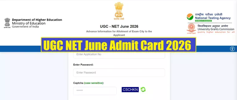 UGC NET June 2026 Admit Card Released: Download Hall Ticket For June 22-30 Exams