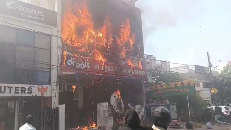 Fire Erupts In Lucknow Building Housing Coaching Centre, Rescue Ops On