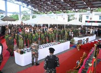 46 KCP-PWG Militants Surrender In Manipur Under Rehabilitation Scheme 46 KCP-PWG Militants Surrender In Manipur Under Rehabilitation Scheme