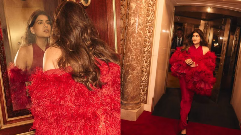 Ananya Birla Channels Vintage Hollywood Glamour in Rare Azzedine Alaïa FW ’91 Gown