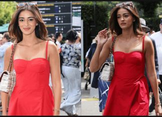 Ananya Panday Stuns In Scarlet Ralph Lauren Dress At Wimbledon 2026 Ananya Panday Stuns In Scarlet Ralph Lauren Dress At Wimbledon 2026