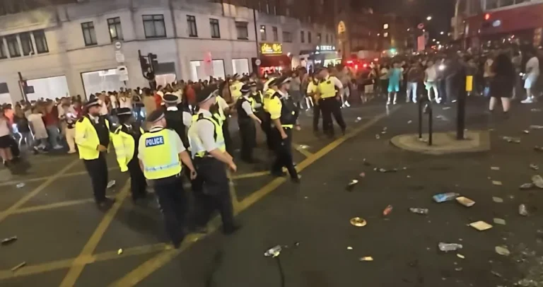 Police Officer Injured, Four Arrested After Clashes Erupt in London Following Morocco's World Cup Exit