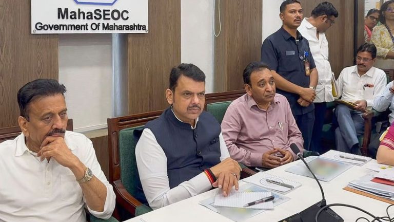 Devendra Fadnavis Reviews Flood Situation, Issues High Alert